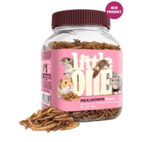 Little One Mealworms. Snack for omnivores small mammals, 70 g