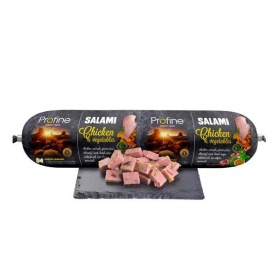 Profine Chicken & Vegetables Salami vorst koertele 800g