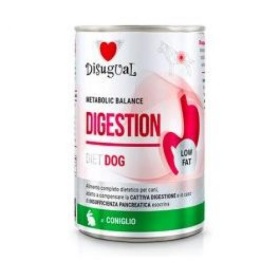 Disugual Diet Dog Digestion jäneselihaga seedimist tasakaalustav konserv koertele 400g