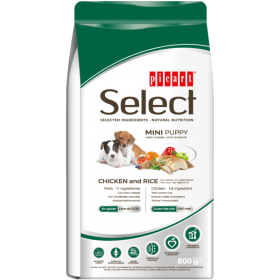 Select Mini Puppy Chicken And Rice 800g