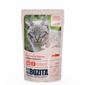 Bozita Chunks in sauce with Salmon 370g /