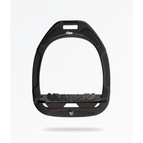 Flex-on GC stirrups black with brown