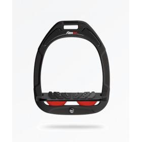 Flex-on GC stirrups black with red