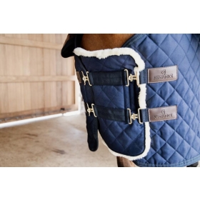Chest expander quilted with sheepskin 2 buckles