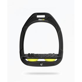 Flex-on GC stirrups black/yellow