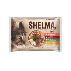 Shelma kassieined liha-kala 4x85glõhe,tursk,veis kana kastmes