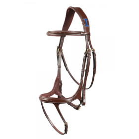 IKONIC Elite Bridle anatomic headpiece Stainless