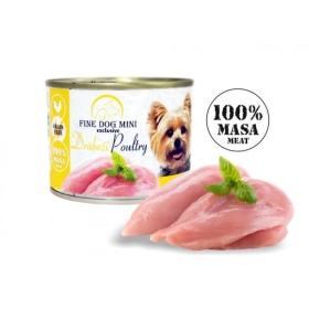 Koerakonserv Fine Dog mini exclusive linnuliha 200g
