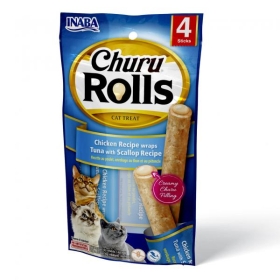 Churu Rolls Chicken Recipe Wraps Tuna with Scallop Recipe 10gx4