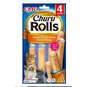 Churu Cat Rolls Chicken Recipe Wraps Chicken Recipe 10gx4