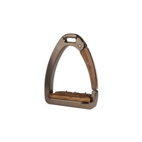 INNOVA RIDING DYNAMIC SAFETY STIRRUPS BROWN + dark wood