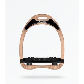 Flex-on aluminium stirrup rose gold