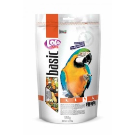LoLo FOODY täissööt suur papagoidele 350g 