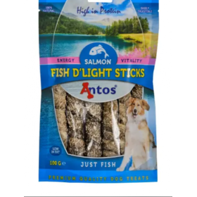 Antos Dlight lõhepulgad koeramaius 100g 