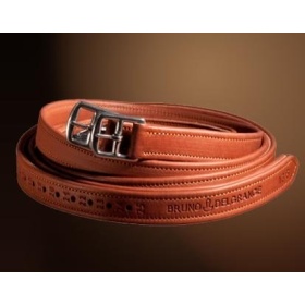 Bruno Delgrange leather stirrup black
