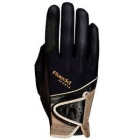 Roeckl gloves Micro Mesh black/gold