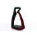 Freejump Soft up pro stirrup black/bordeaux