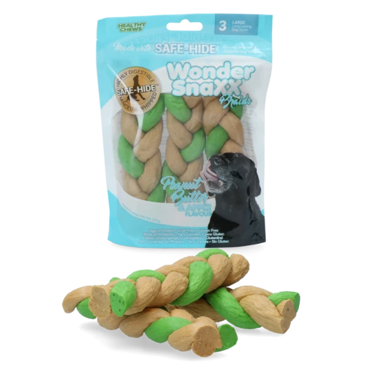 Wonder Snaxx Braid peanut and apple
